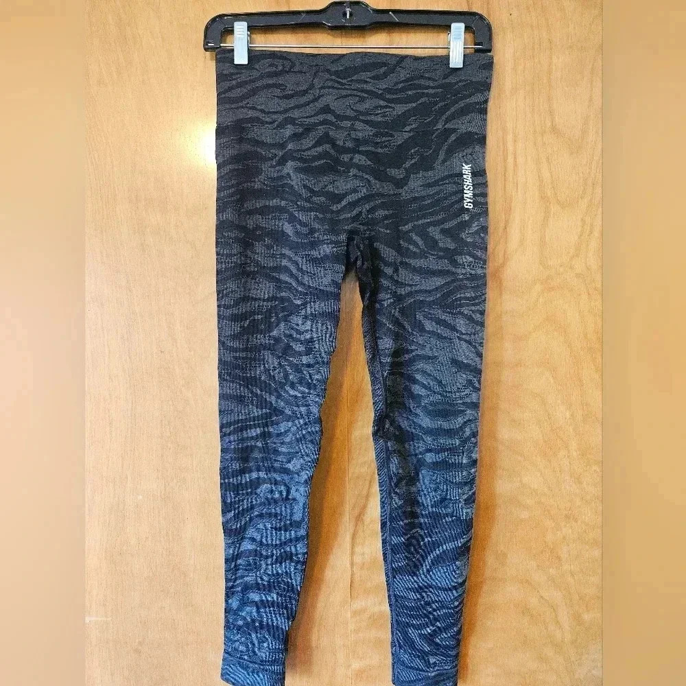 Gymshark Adapt Animal Seamless Leggings Zebra Print Size  Medium